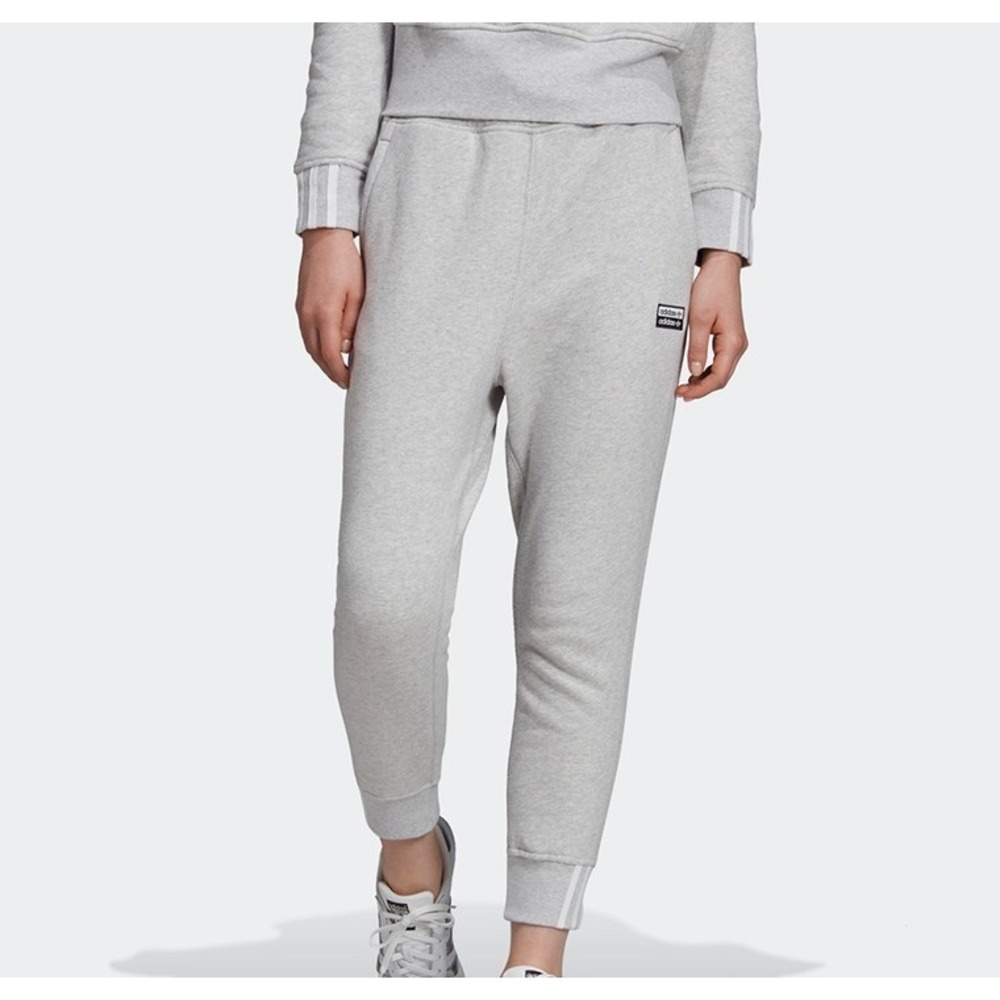 Adidas Originals V-ocal Womens Active Pants Sz S Light Grey Heather ED5852